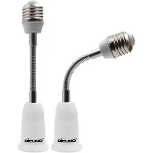 DiCUNO Adaptador extensor de sóquet E26E27 extensión_1