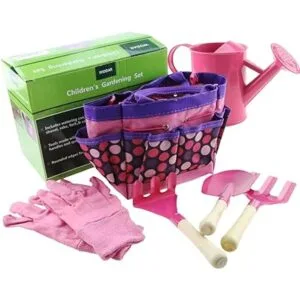 Apol Juego de herramientas de jardinería para niños_4