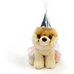 GUND Itty Bitty Boo Perro de peluche de piña 5 pulgadas_2