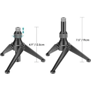 Neewer Mini soporte plegable para trípode de micrófono de_4