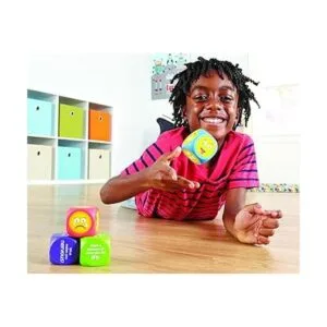 Learning Resources Cubos de emoji de espuma suave cubos_5