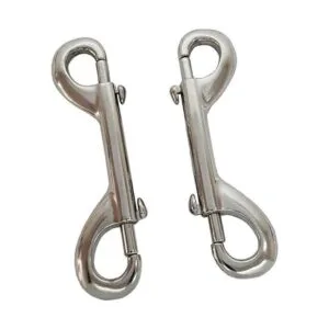 Paquete de 2 doble punta Mosquetón 4 34 de largo_2