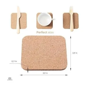30 posavasos de corcho para bebidas absorbentes posavasos_2