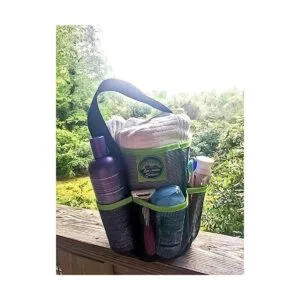 Camco Organizador de malla para ducha con bolsillos y asa_6