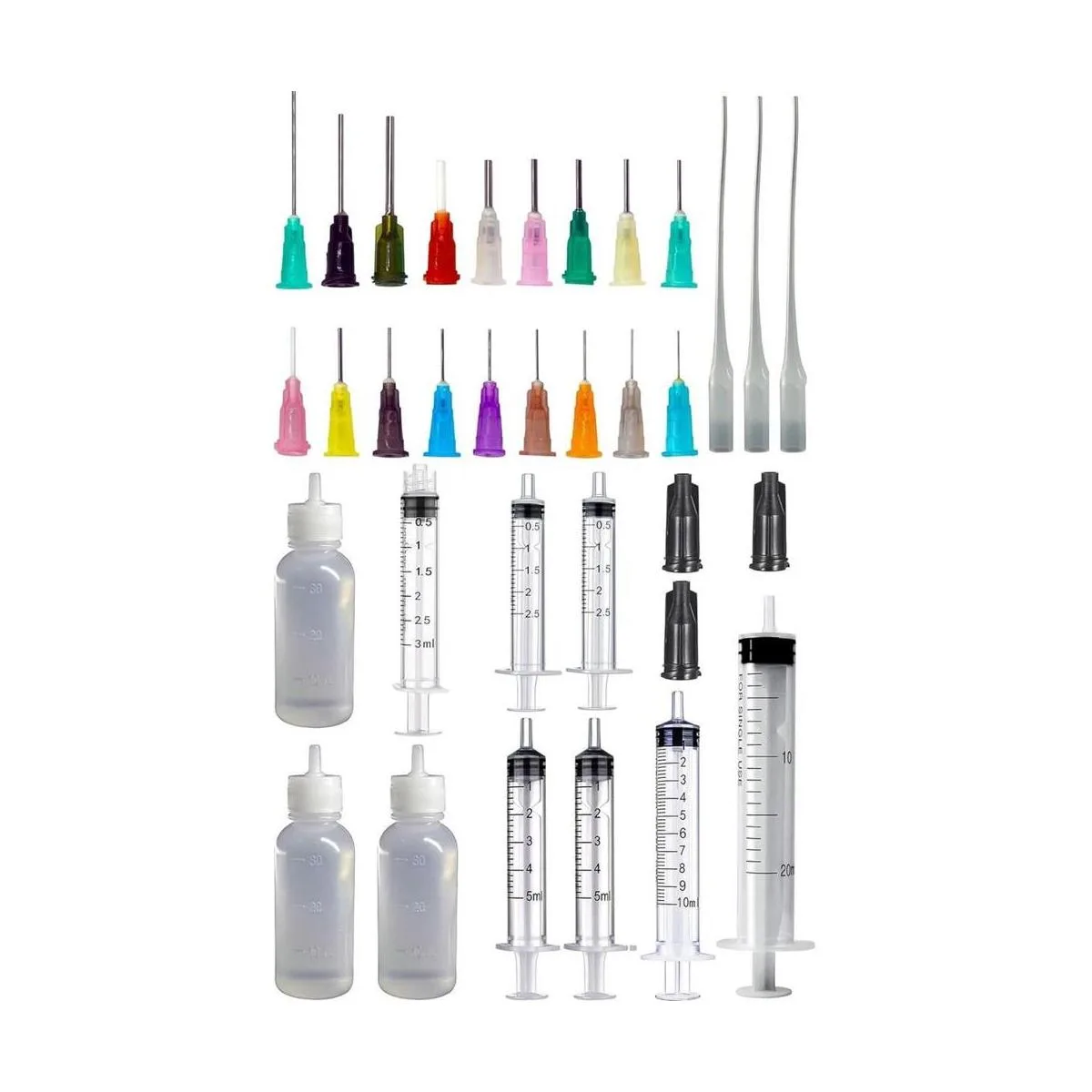 Kit aplicador de dispensadores jeringas botellas de_1