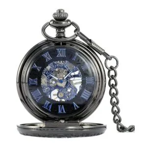 Avaner Steampunk Reloj de bolsillo con pantalla_2