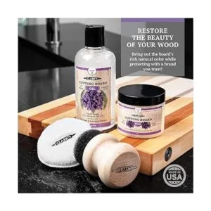 Kit de aceite y cera para tabla de cortar de CLARKs El_2