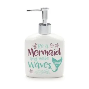 Enesco Our Name is Mud Mermaid Waves Dispensador de jabón_1