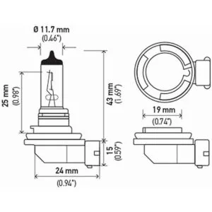 HELLA H11 Kit de ampollas gemelas de 2.0 TB de alto_2