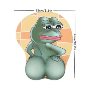 BOO ACE Frog 3D Anime Mouse Pads with Silicone Gel Wrist_3