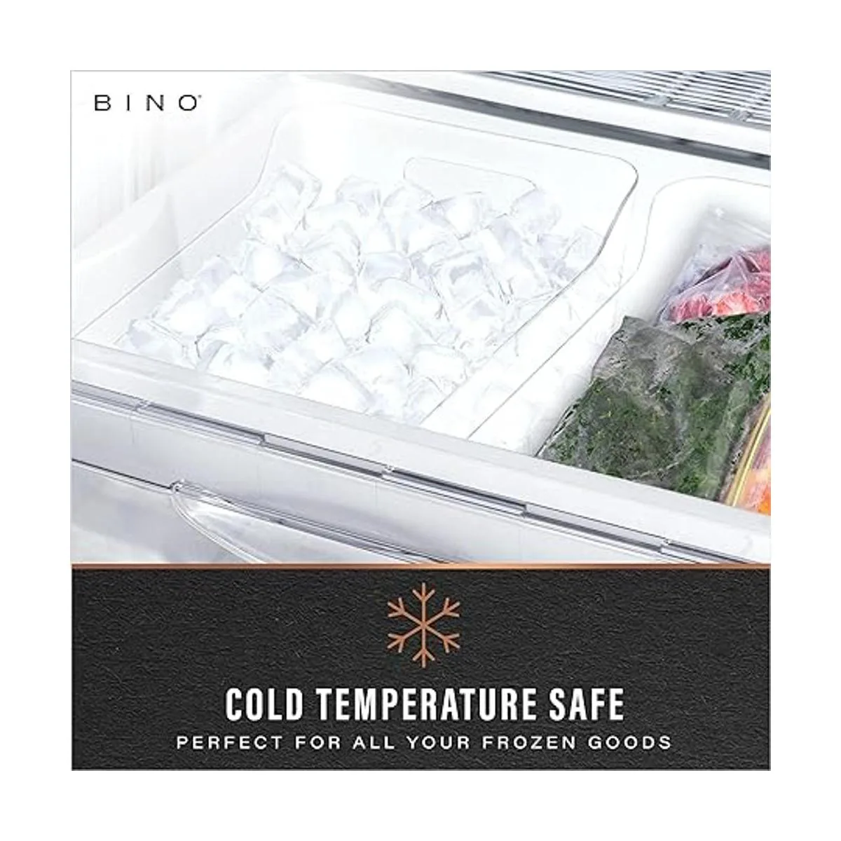 BINO Cubo de almacenamiento de plástico transparente con_6