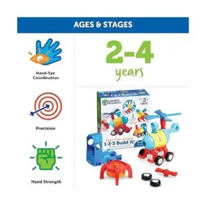 Learning Resources 123 Build It Helicóptero de tren de_6