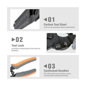 IWISS Las mini herramientas de crimpado de barril abierto_3