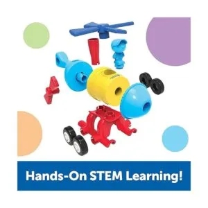 Learning Resources 123 Build It Helicóptero de tren de_4