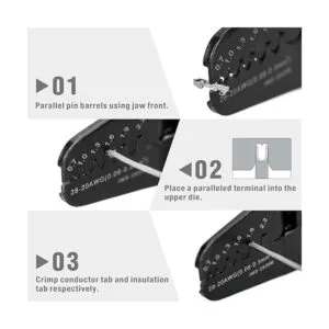 IWISS Las mini herramientas de crimpado de barril abierto_5