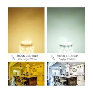 TSOCO Bombillas LED E12 bombillas LED de araña de 12 W_4