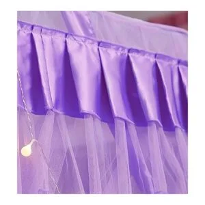 Cortina para dosel de cama Mengersi estilo princesa con 4_5