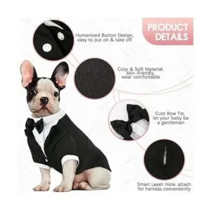 Kuoser Camisa para cachorro ropa para perro pequeño_3