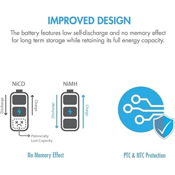 Tenergy Batería NiMH de 1000 ciclos de 14.4 V 3850 mAh_5