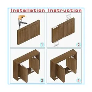 TamBee Bisagra pivotante giratoria de puerta de acero_5