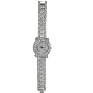 Blinged Out reloj redondo de lujo para hombre con esfera_4