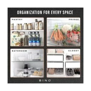 BINO Cubo de almacenamiento de plástico transparente con_5