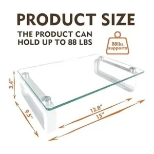 HD02T001 Soporte de escritorio transparente para pantalla_5