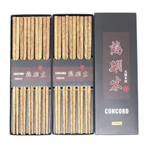 Concord Juego de 10 pares de palillos chinos de madera de_1