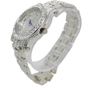 Blinged Out reloj redondo de lujo para hombre con esfera_5