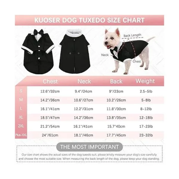 Kuoser Camisa para cachorro ropa para perro pequeño_2