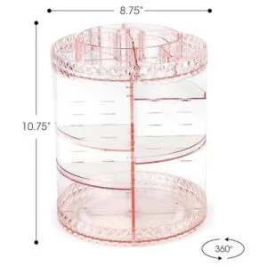 Sorbus Organizador de Maquillaje giratorio 360_6