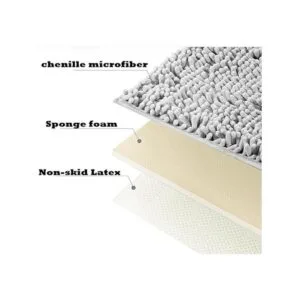 KAMA BRIDAL Alfombra de baño antideslizante alfombra de_3