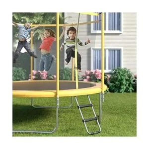 Gardenature Escalera de trampolínEscalera de escalón ancho_2