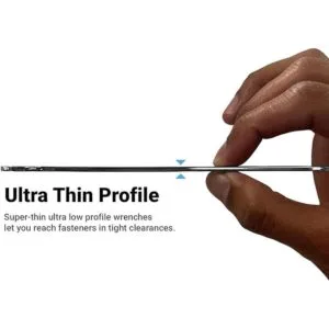 Capri Tools Llave de extremo abierto superfina de 0.709 in_2