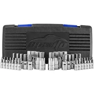 EPAuto Juego de llaves hexagonales de 32 piezas SAE y_7