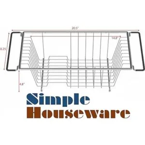 Escurridor de platos simple para fregadero para sobre de_4