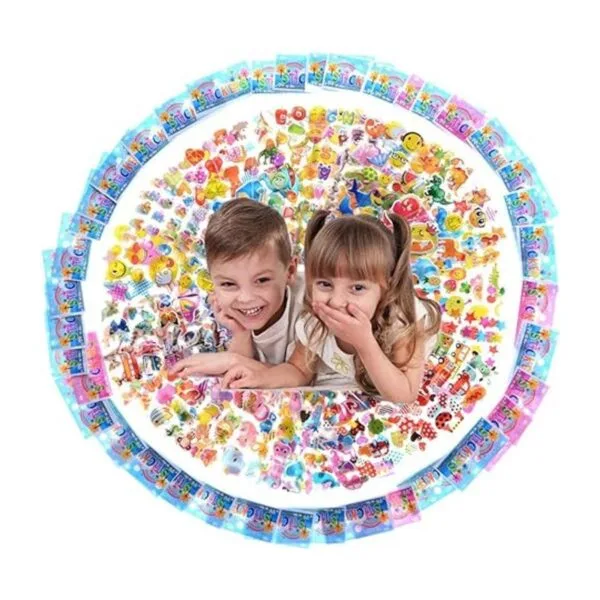Calcomanías para niños de 1200 40 hojas diferentes_5