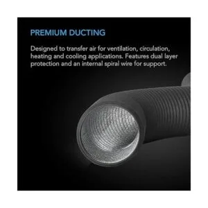 AC Infinity Conducto de aluminio flexible de 8 pulgadas_2