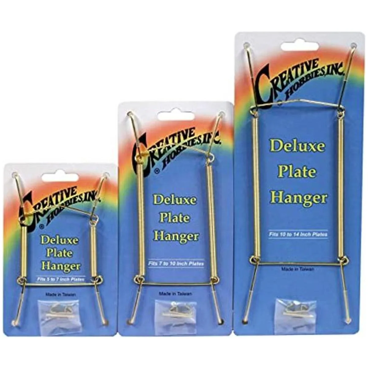 Hangerworld Juego de 3 perchas para colgar platos de 5 a_1