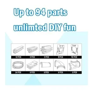 GNB PET 94 piezas de túnel de hámster y módulo de parque_4