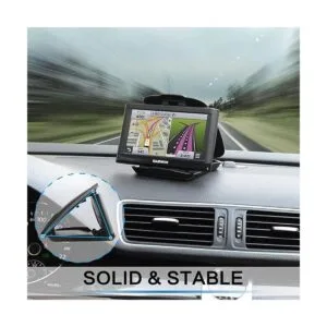 Soporte de tablero GPS base negra mate para Garmin Nuvi_2