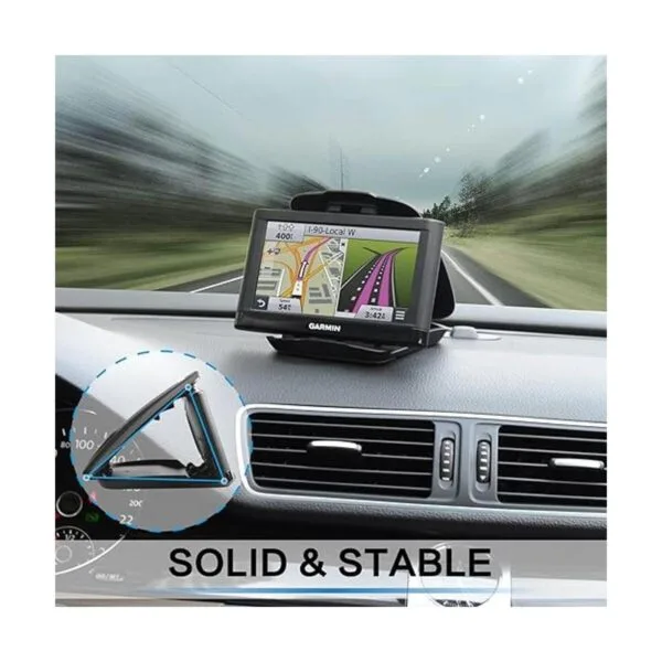 Soporte de tablero GPS base negra mate para Garmin Nuvi_2