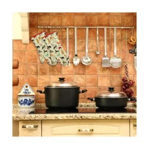 Guantes de horno de algodón a la moda con bonito diseño de_7