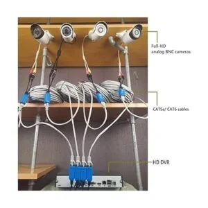 Igreeman 4 pares de adaptadores de video pasivo Balun BNC_6