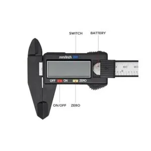 Calibre digital electrónico calibre Vernier de plástico_5