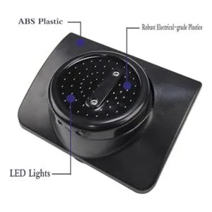 SKTYANTS Luz trasera redonda LED de freno luz de reversa_2