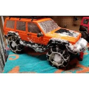 RCLIONS 4 cadenas de nieve de acero RC antideslizantes_2