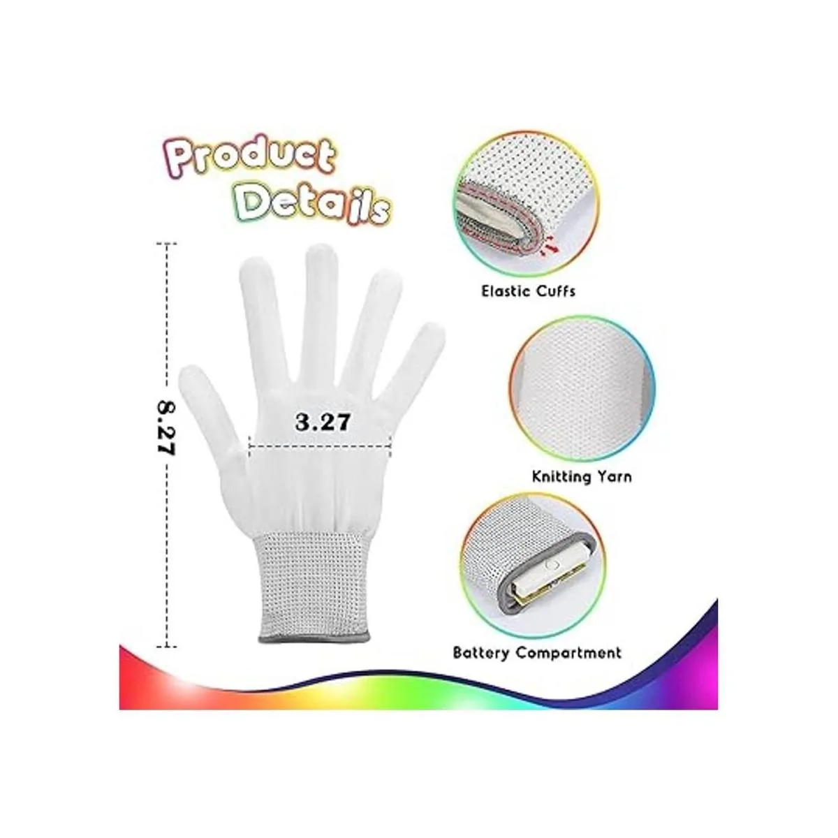 TOPTOY Guantes LED intermitentes sensacionales y_4