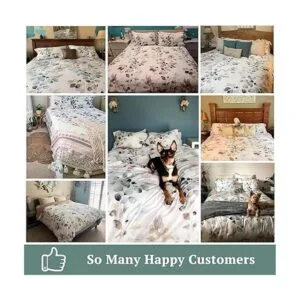 MILDLY Juego de funda de edredón de 100 algodón egipcio_4