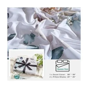 MILDLY Juego de funda de edredón de 100 algodón egipcio_6